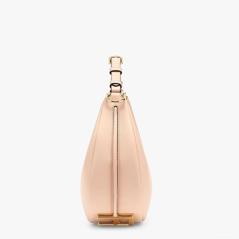 Affordable HOT Fendi Bag Calf Hobo In Fendigraphy Pink Small Leather 0813